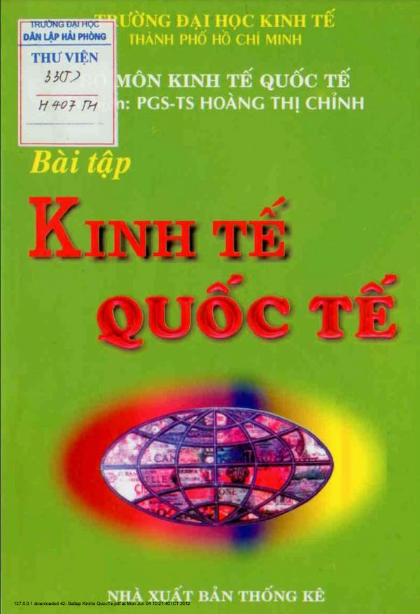 Bài Tập Kinh Tế Quốc Tế