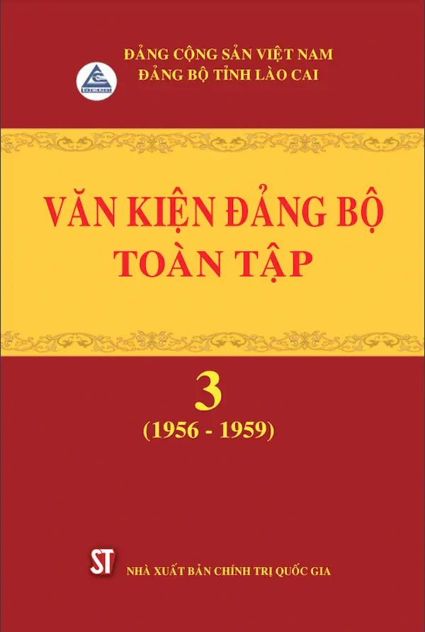 Văn Kiện Đảng Bộ Toàn Tập Tập 3 (1956 – 1959)