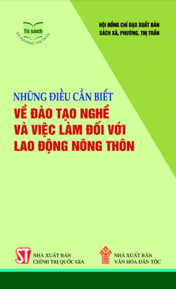 Những Điều Cần Biết Về Đào Tạo Nghề Và Việc Làm Đối Với Lao Động Nông Thôn