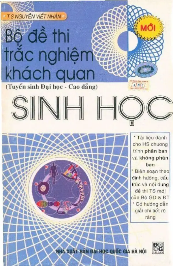 Bộ Đề Thi Trắc Nghiệm Khách Quan Sinh Học – Nguyễn Viết Nhân