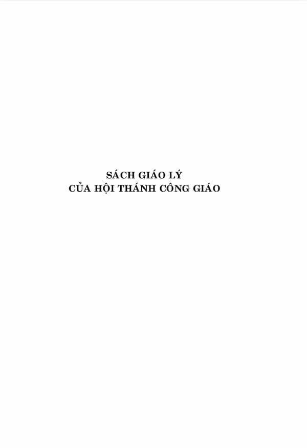 Sách giáo lý của hội thánh công giáo