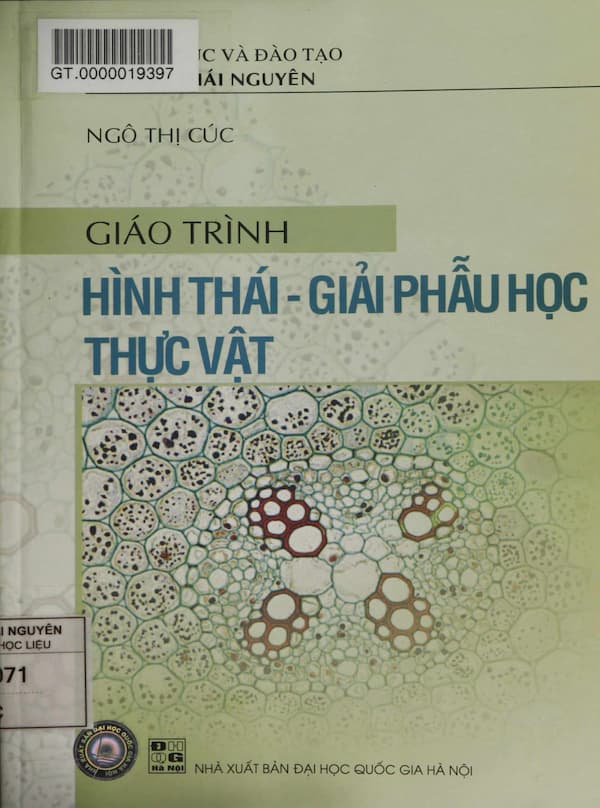 Giáo trình hình thái, giải phẫu học thực vật