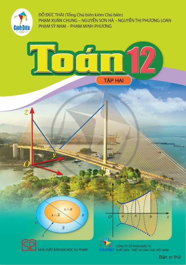 Toán 12 – tập 2 – Cánh diều