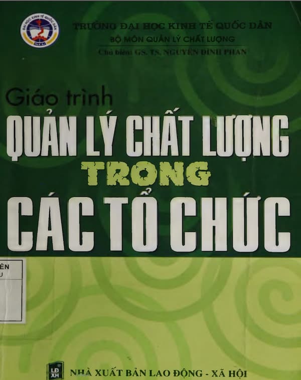 Giáo trình quản lý chất lượng trong các tổ chức