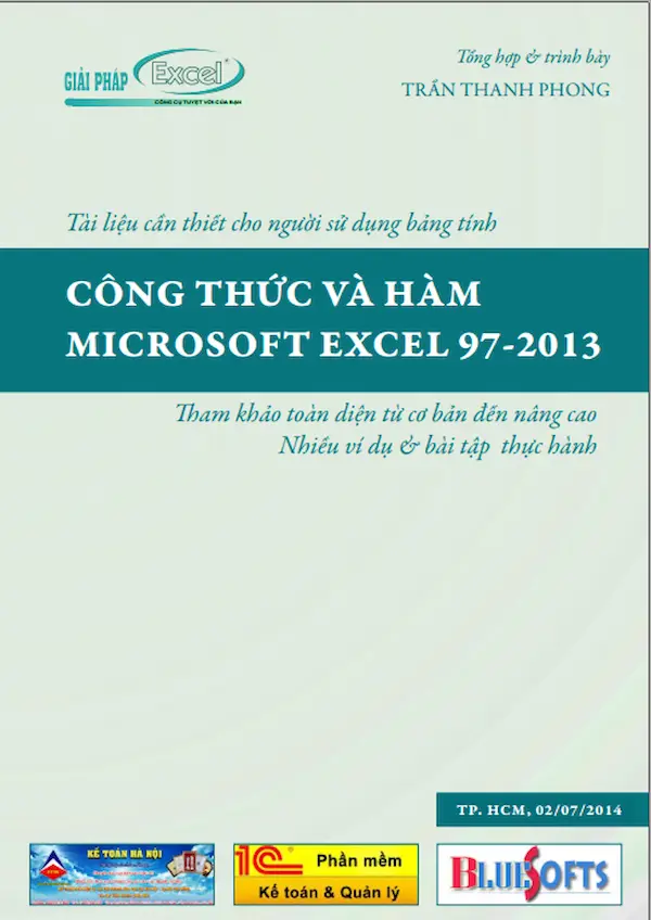 Công thức và hàm microsoft excel 97-2013