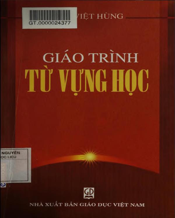 Giáo trình từ vựng học