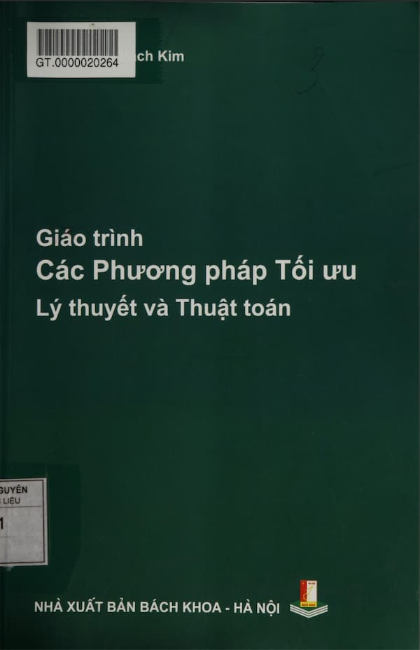 Giáo trình các phương pháp tối ưu: lý thuyết và thuật toán