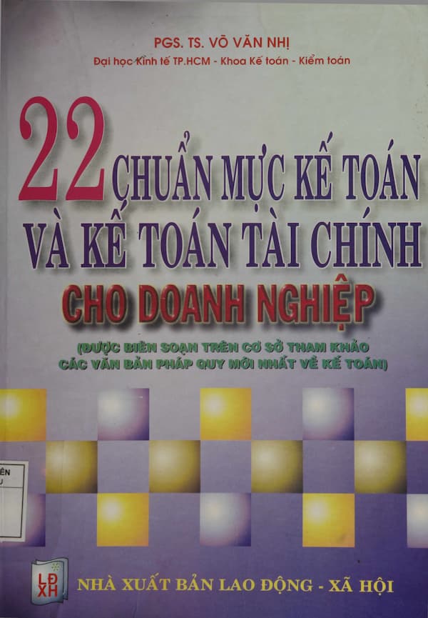 22 chuẩn mực kế toán và kế toán tài chính cho doanh nghiệp