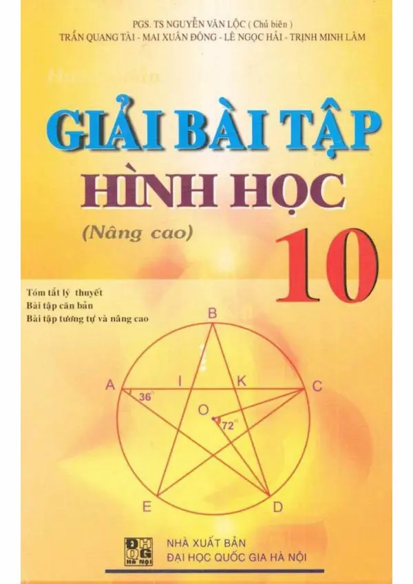 Giải Bài Tập Hình Học Nâng Cao 10