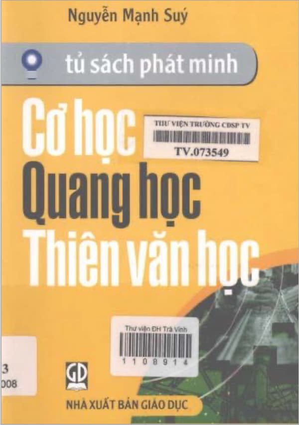 Cơ học Quang học Thiên văn học