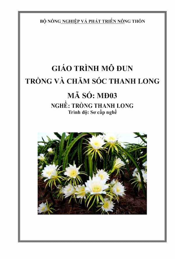 Giáo trình Mô đun Trồng và chăm sóc thanh long