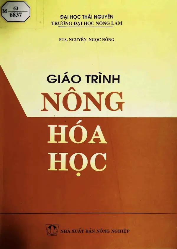 Giáo Trình Nông Hoá Học Phần II