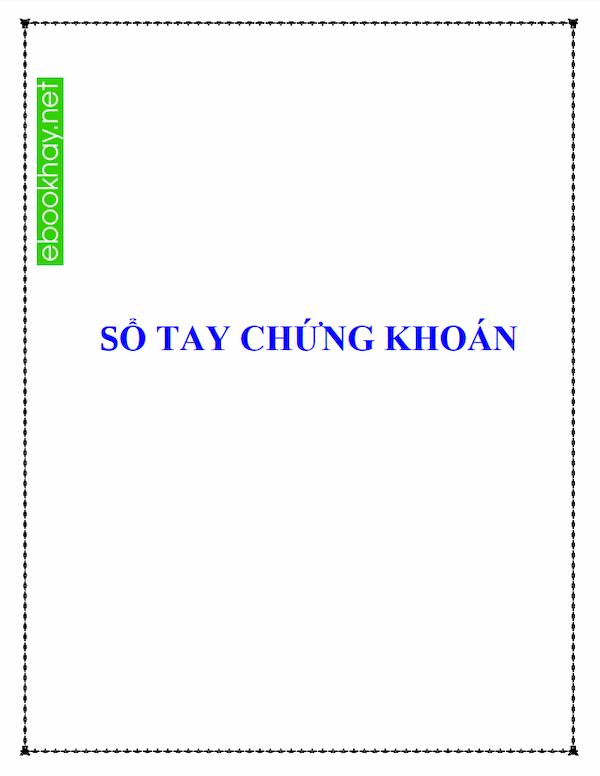 Sổ Tay Chứng Khoán