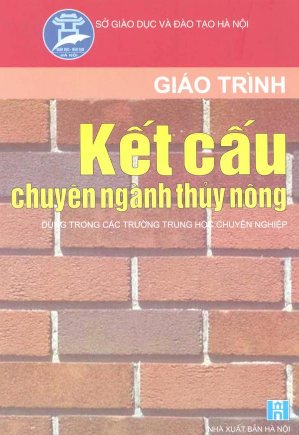 Giáo Trình Kết Cấu Chuyên Ngành Thuỷ Nông