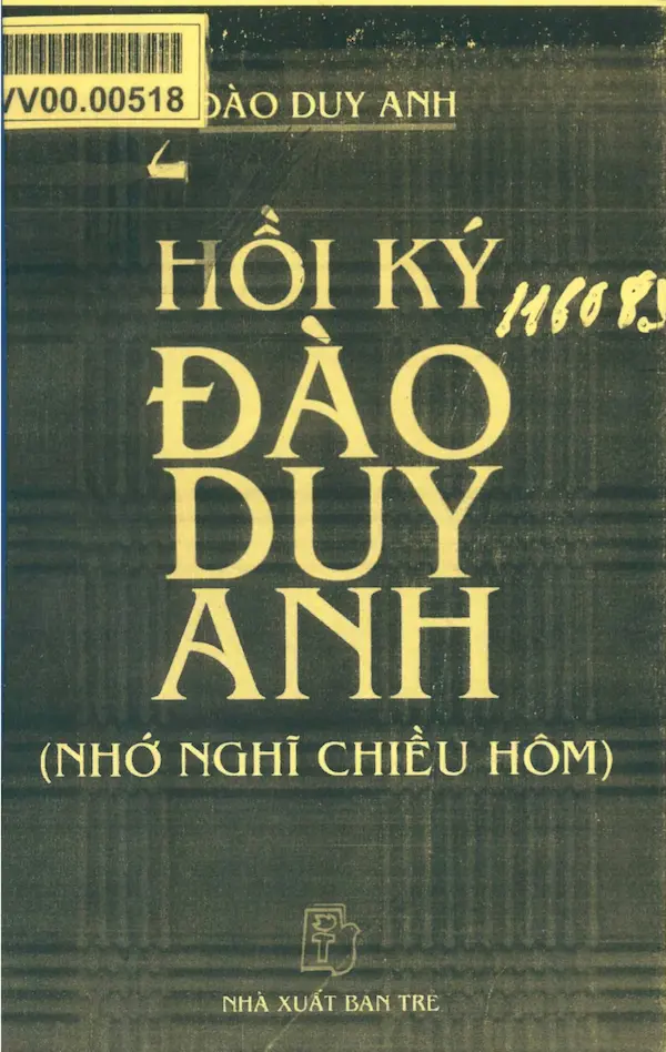 Hồi ký Đào Duy Anh (Nhớ Nghĩ Chiều Hôm)