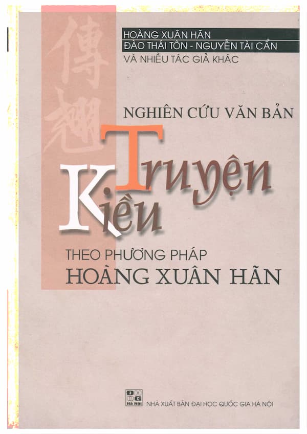 Nghiên cứu văn bản “Truyện Kiều” theo phương pháp Hoàng Xuân Hãn