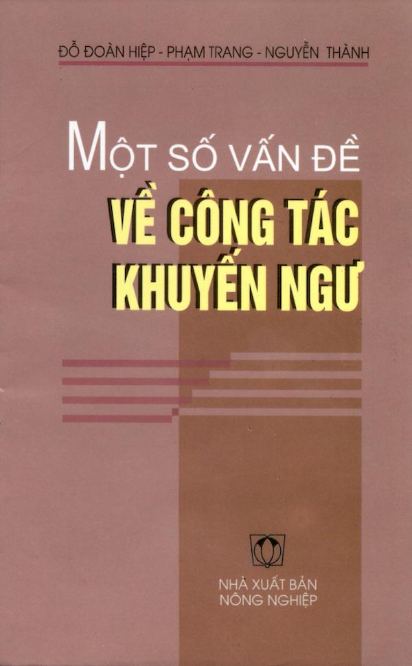 Một Số Vấn Đề Về Công Tác Khuyến Ngư