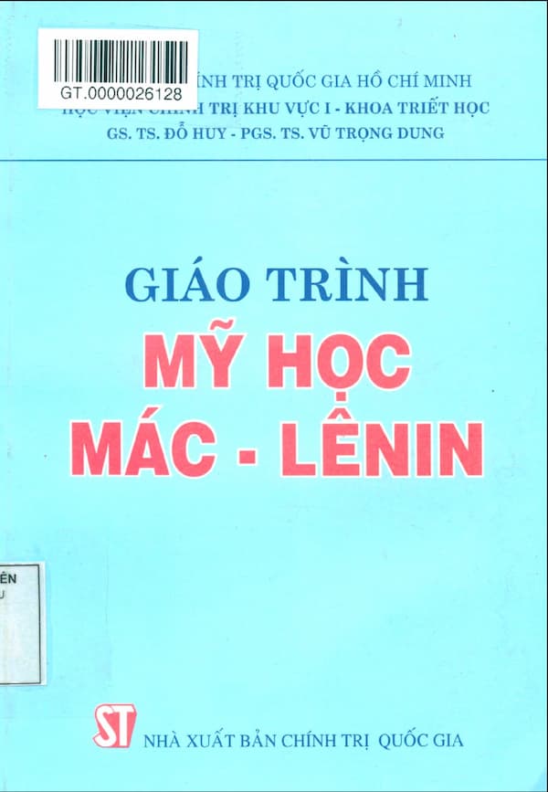 Giáo trình mỹ học Mác – Lênin