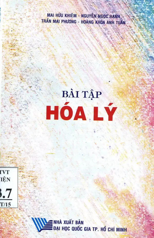 Bài tập Hoá Lý