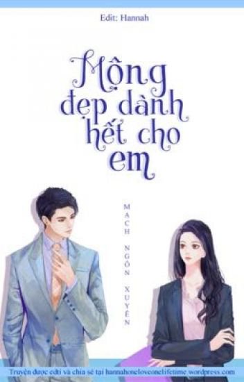 Hết Thảy Mộng Đẹp Đều Dành Cho Em PDF EPUB