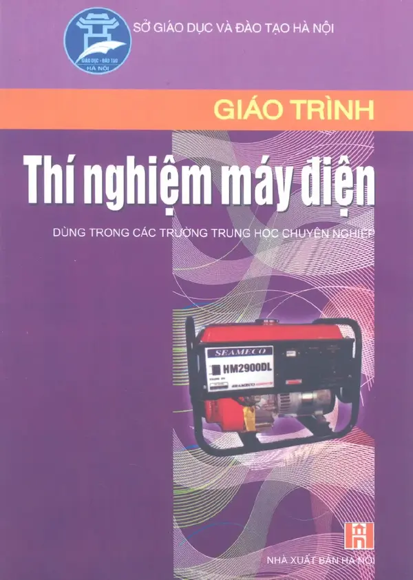 Giáo trình Thí nghiệm máy điện