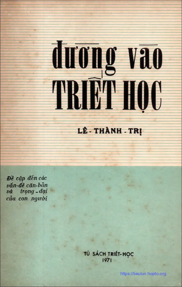 Đường Vào Triết Học