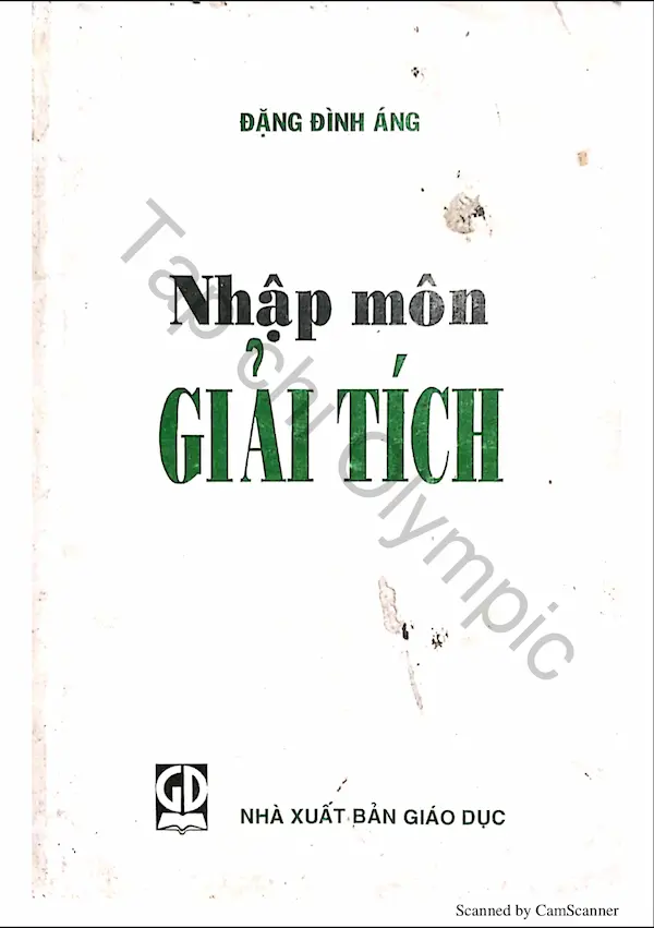 Nhập Môn Giải Tích