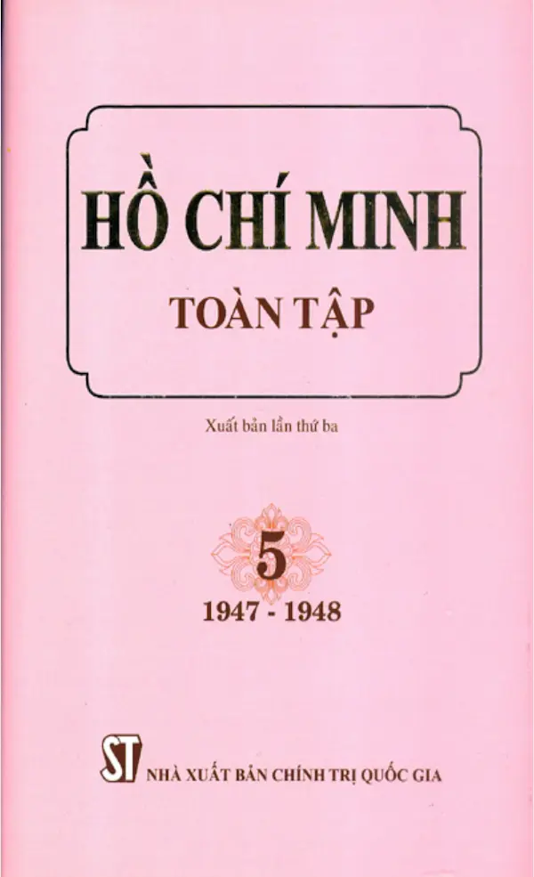 Hồ Chí Minh Toàn Tập – Tập 5