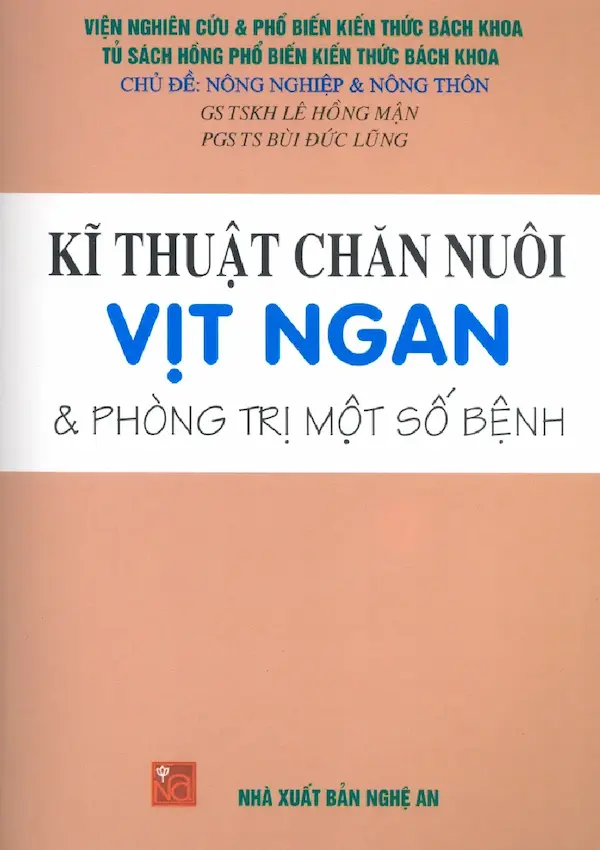 Kĩ thuật chăn nuôi vịt ngan & phòng trị một số bệnh