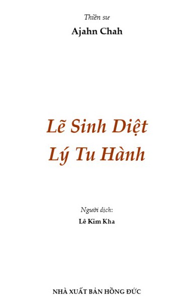 Lẽ Sinh Diệt Lý Tu Hành PDF EPUB