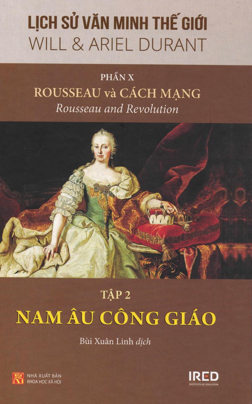 Lịch Sử Văn Minh Thế Giới Phần X: Rousseau và Cách Mạng (tập 2) PDF EPUB