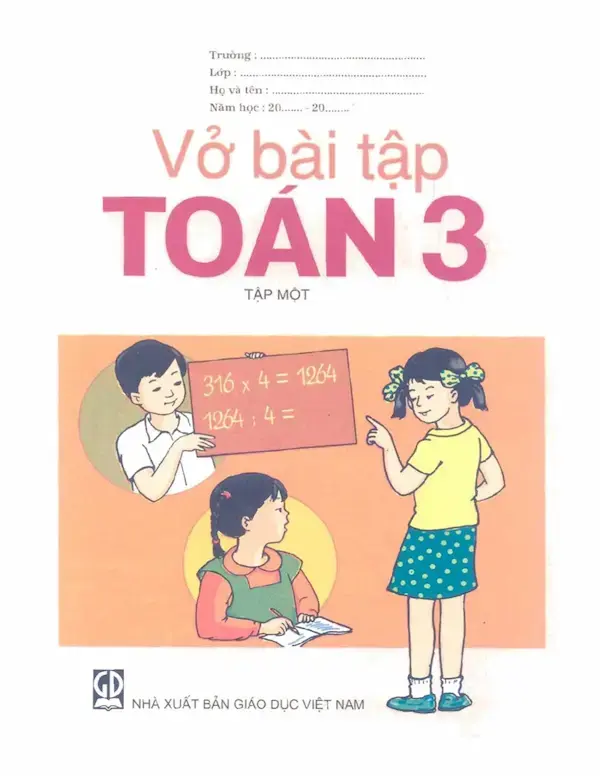 Vở Bài Tập Toán Lớp 3 Tập 1