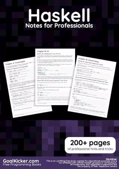 Haskell Notes for Professionals