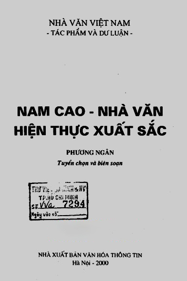 Nam Cao Nhà Văn Hiện Thực Xuất Sắc PDF EPUB