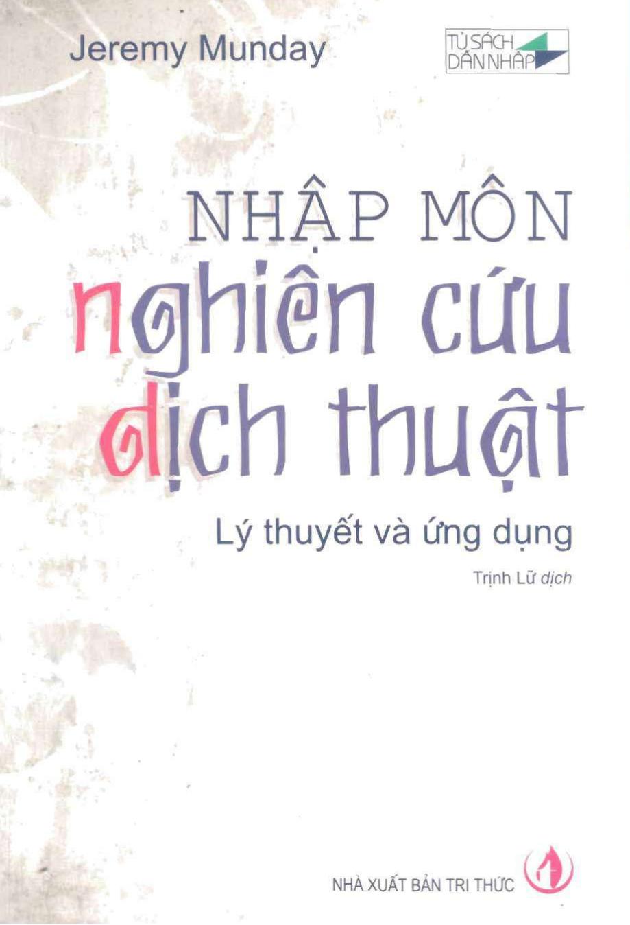 Nhập Môn Nghiên Cứu Dịch Thuật PDF EPUB