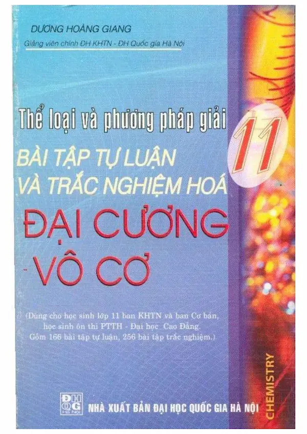 Thể Loại Và Phương Pháp Giải Bài Tập Tự Luận Và Trắc Nghiệm Hóa Đại Cương Vô Cơ 11