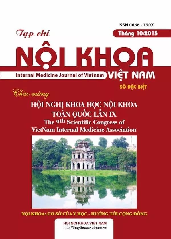 Tạp chí nội khoa tháng 10-2015