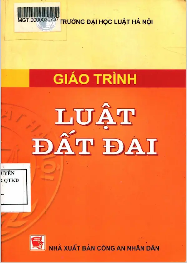 Giáo trình luật đất đai