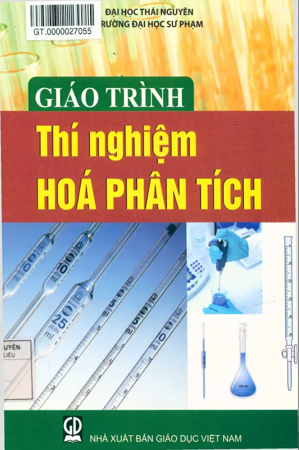 Giáo trình thí nghiệm hóa phân tích