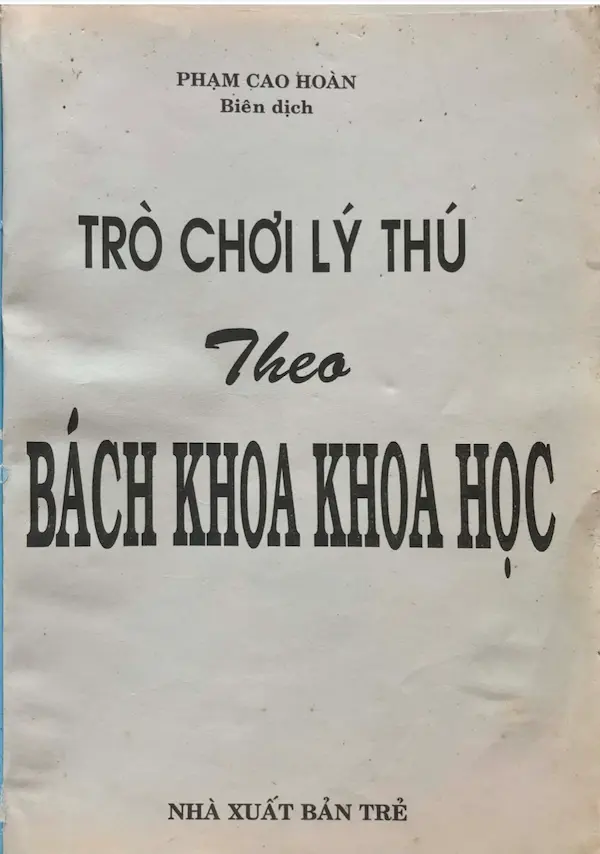 Trò chơi lý thú theo bách khoa khoa học