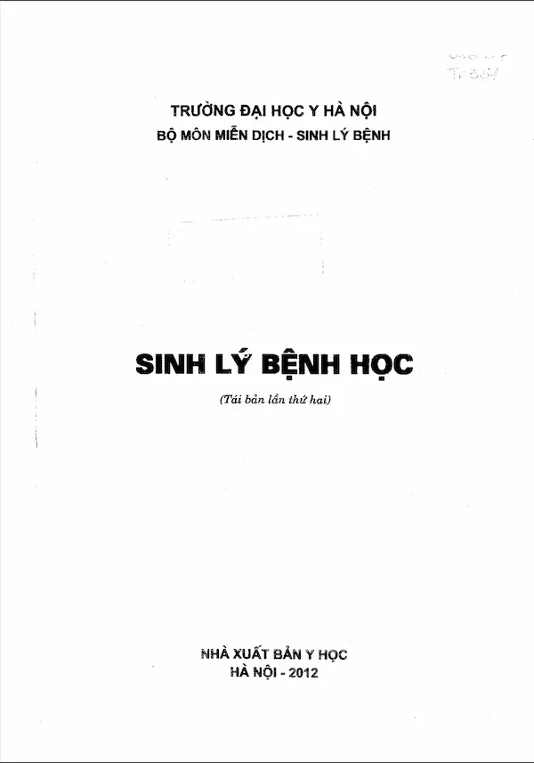 SInh lý Bệnh học