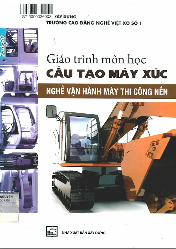 Giáo trình môn học cấu tạo máy xúc – Nghề vận hành máy thi công nền