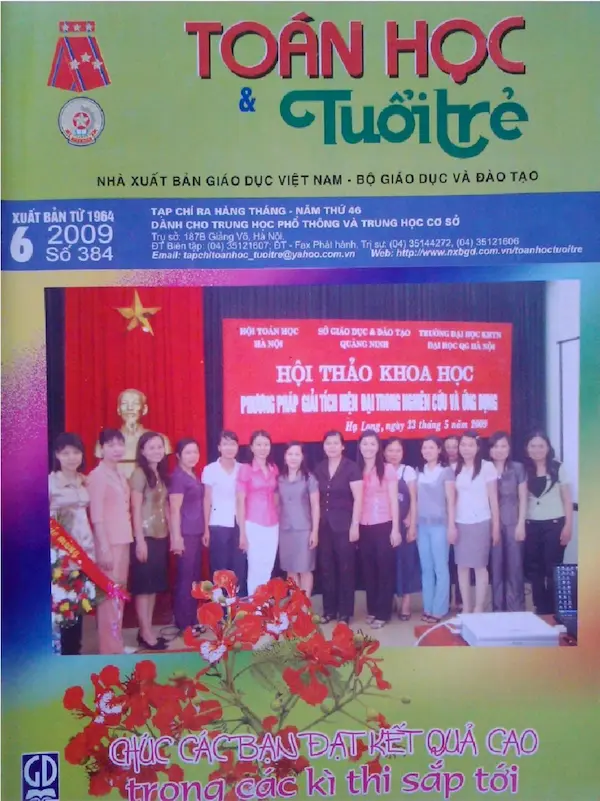 Tạp chí Toán Học và Tuổi trẻ số 384 tháng 6 năm 2009