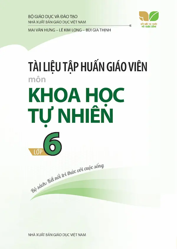 Tài Liệu Tập Huấn Giáo Viên Môn Khoa Học Tự Nhiên Lớp 6 Bộ Sách Kết Nối Tri Thức Với Cuộc Sống