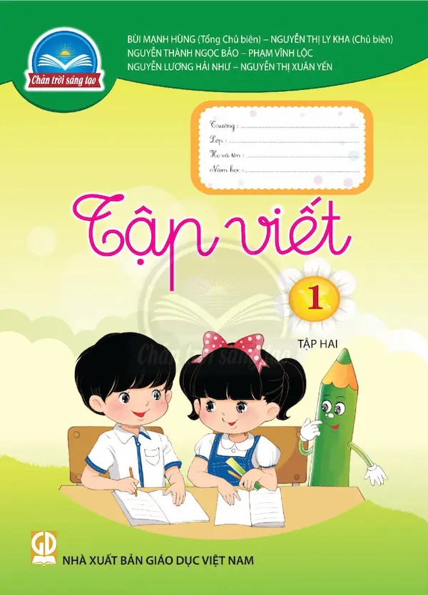 Tập Viết 1 Tập Hai – Chân Trời Sáng Tạo