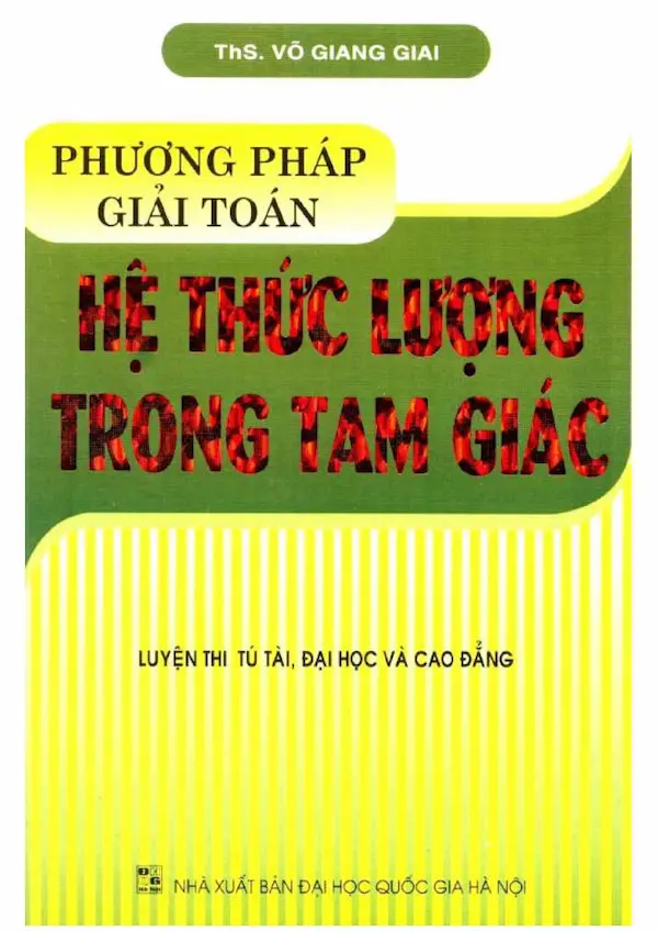 Phương Pháp Giải Toán Hệ Thức Lượng Trong Tam Giác