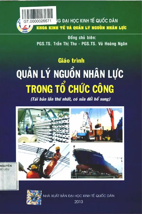 Giáo trình quản lý nguồn nhân lực trong tổ chức công