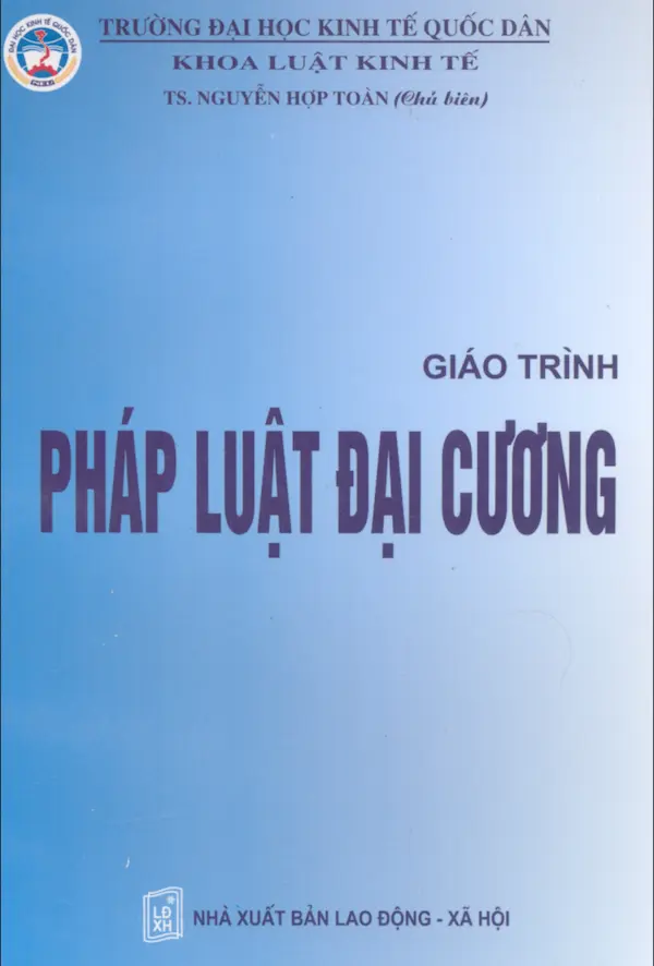 Giáo trình Pháp Luật Đại cương – Nguyễn Hợp Toàn