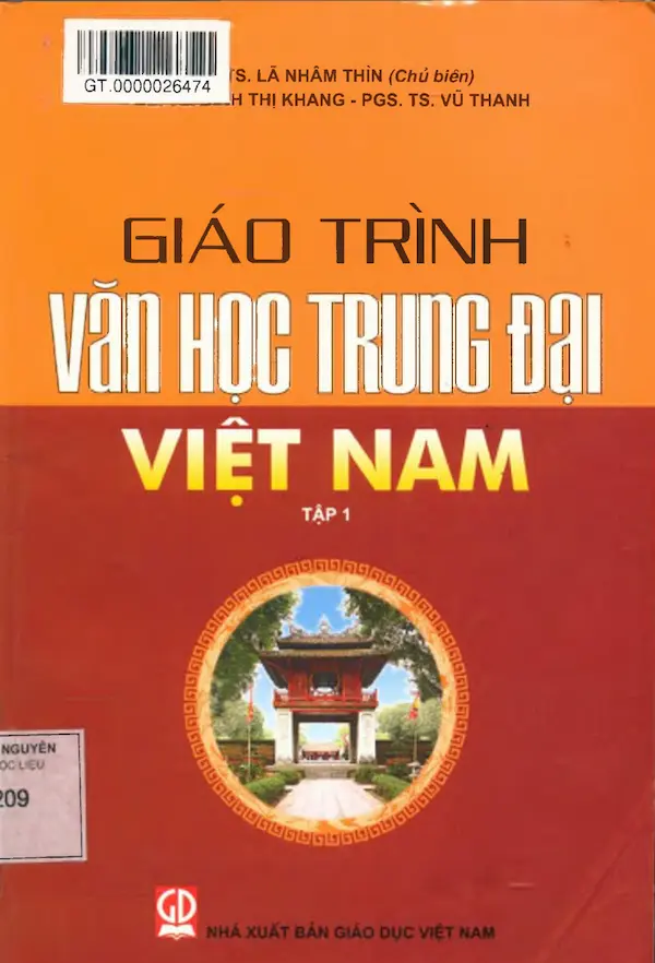 Giáo trình văn học trung đại Việt Nam – Tập 1