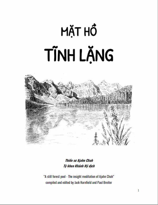 Mặt hồ tĩnh lặng